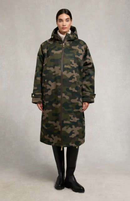 Holland Cooper Holland Cooper One-Size Waterproof Coat - Camo