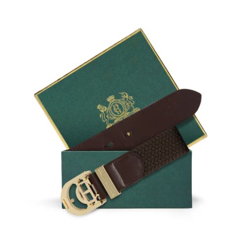 Holland Cooper Holland Cooper Stirrup Heritage Belt - Chocolate
