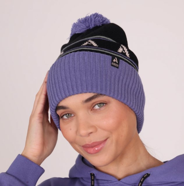 Shires Aubrion React Bobble Hat - Sky/Shadow