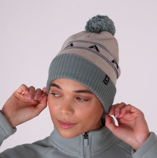 Shires Shires Aubrion React Bobble Hat - Sage/Sand
