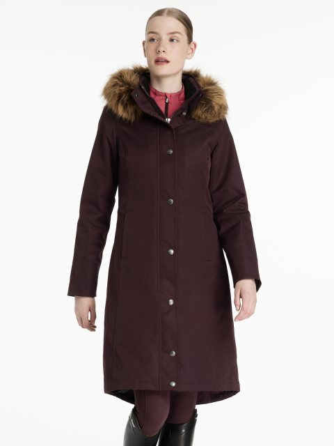 LeMieux LeMieux Anya Waterproof Riding Coat - Damson