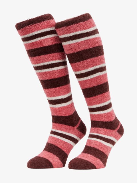 LeMieux LeMieux Sabrina Stripe Fluffies - Cranberry