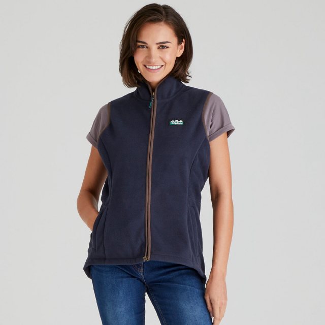 Ridgeline Ridgeline Womens Kodiak Fleece Gilet - Navy