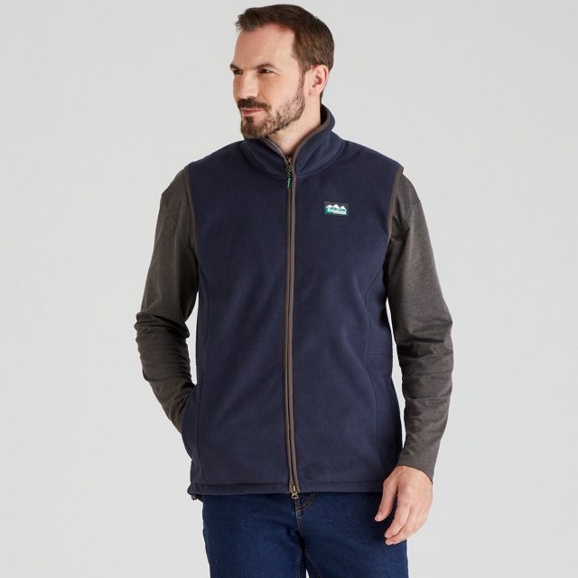 Ridgeline Ridgeline Mens Kodiak Fleece Gilet - Navy