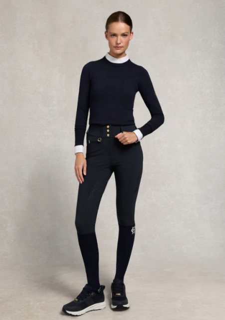 Holland Cooper Holland Cooper Premium High Rise Breeches - Ink Navy