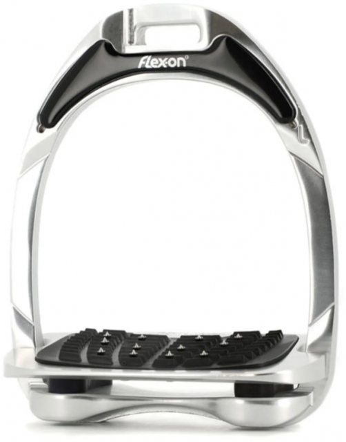 Flex-on Flex-on Aluminium Stirrups - Silver/Silver/Black