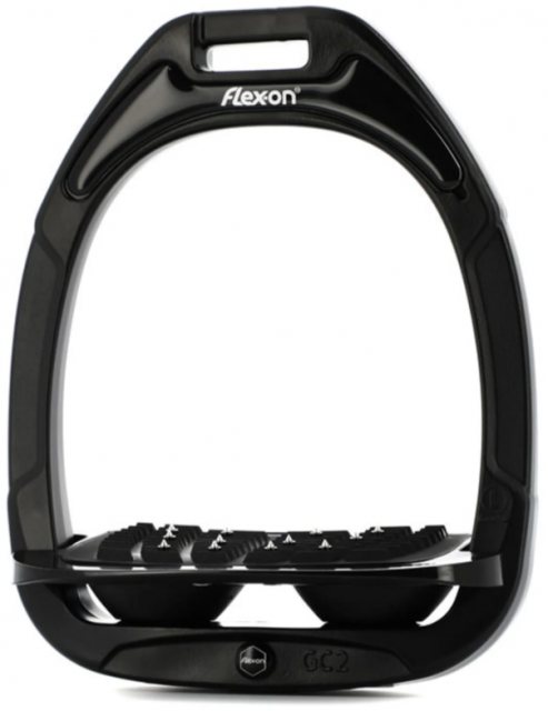 Flex-on Flex-on Green Composite Stirrups - Black/Black/Black