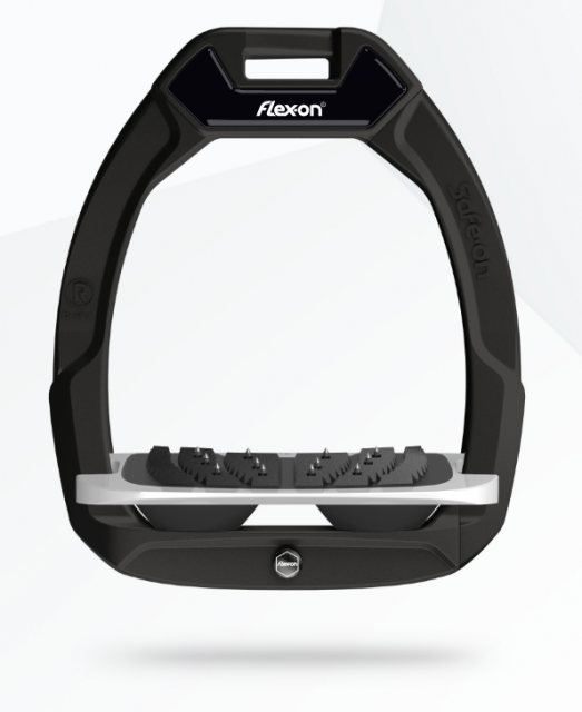 Flex-on Flex-on Safe-On Stirrups - Black/Light Grey/Black