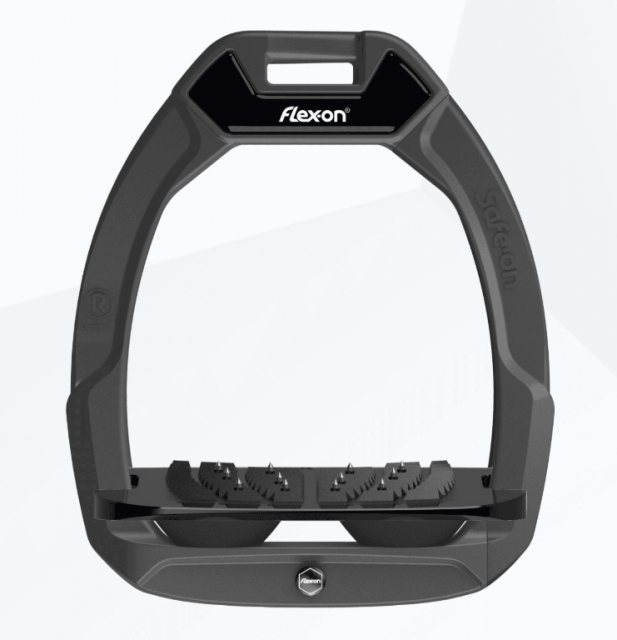 Flex-on Flex-on Safe-On Stirrups - Dark Grey/Black/Black