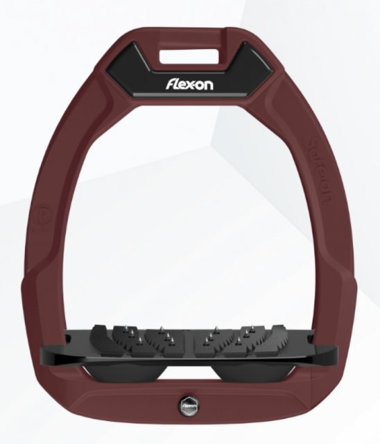 Flex-on Flex-on Safe-On Stirrups - Burgundy/Black/Black