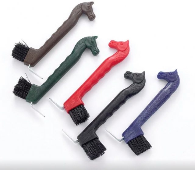 Lincoln Lincoln Horse Head Hoof Pick With Brush