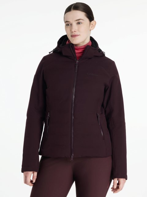 LeMieux LeMieux Brooke Waterproof Hybrid Jacket - Damson