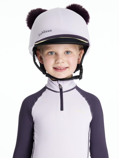 LeMieux LeMieux Mini Double Pom Hat Silk - Lilac