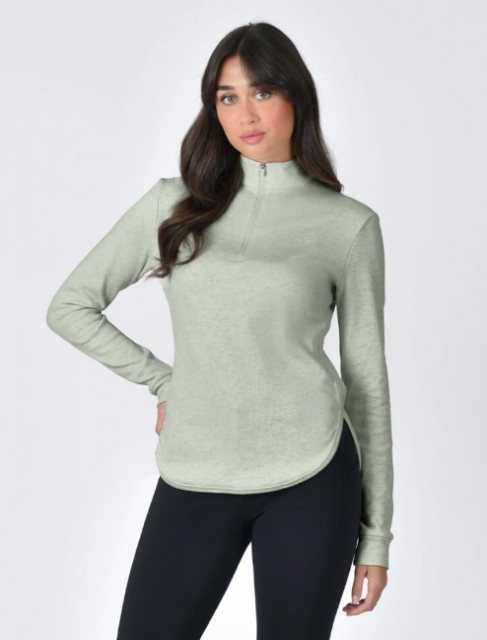 Weatherbeeta London Long Sleeve Top - Olive Marle