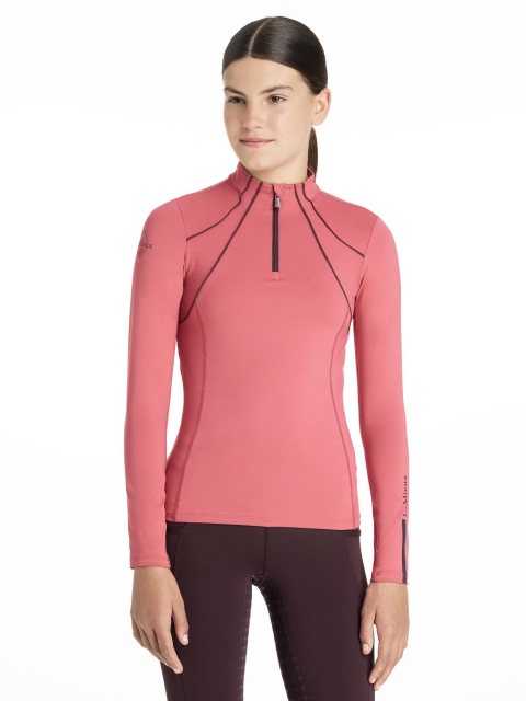 LeMieux LeMieux Young Rider Mia Mesh Base Layer - Cranberry