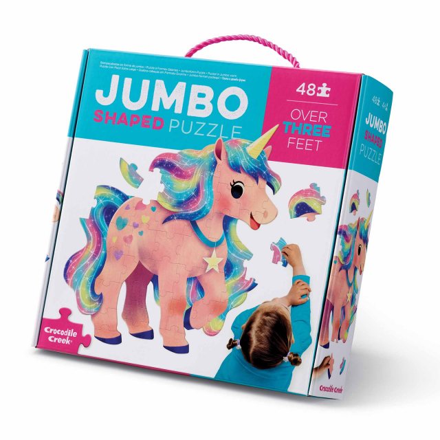 Hippychick Hippychick Crocodile Creek Jumbo Puzzle - Unicorn