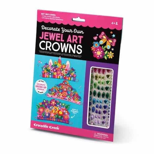 Hippychick Hippychick Crocodile Creek Jewel Art Crowns - Unicorn Flowers