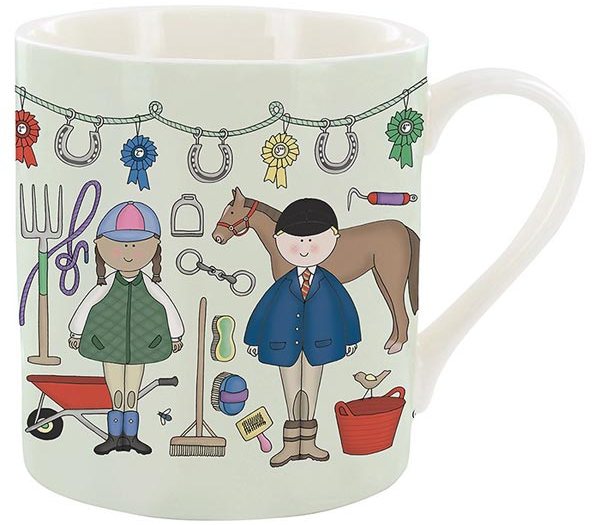 Jenkinsons Welly Wearers Horse Riders Mugs