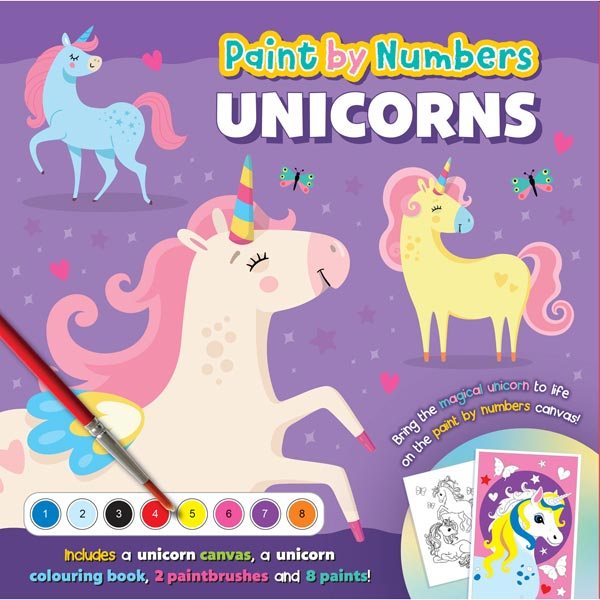 Jenkinsons Unicorn Paint by Numbers Activity Kit
