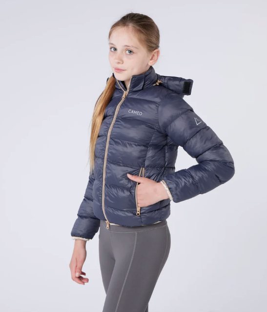 Cameo Equine Cameo Equine Equi-Quilt Junior Jacket - Grey
