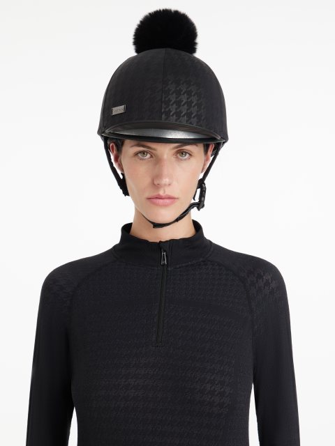 LeMieux LeMieux Aspen Houndstooth Hat Silk