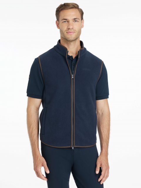LeMieux LeMieux Mens Fleece Gilet - Navy