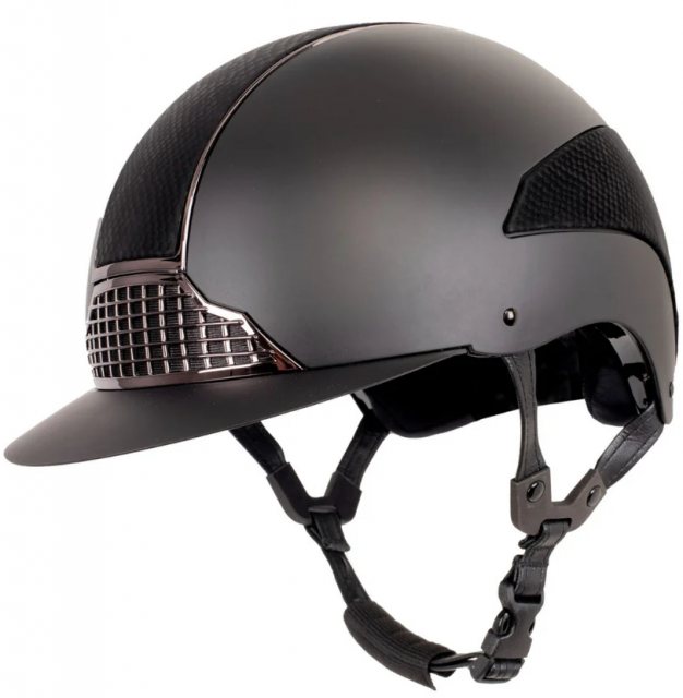 Gatehouse Gatehouse Oxer Riding Hat - Regular Peak - Black