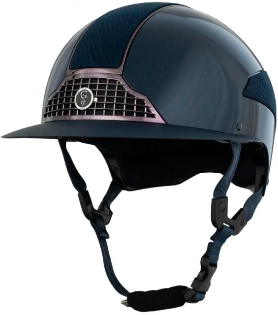 Gatehouse Gatehouse Oxer Riding Hat - Wide Peak - Navy