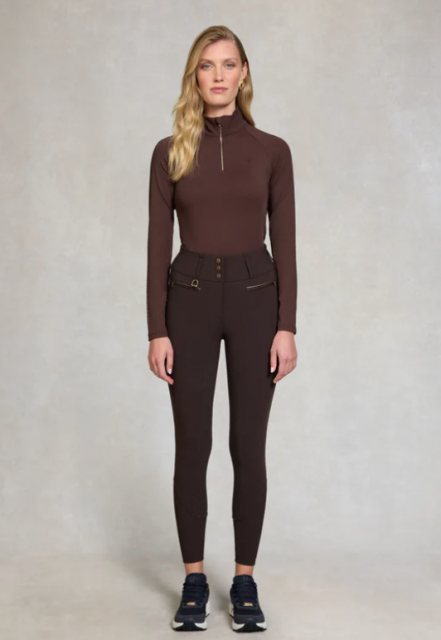 Holland Cooper Holland Cooper Thermal Heritage Breeches - Chocolate