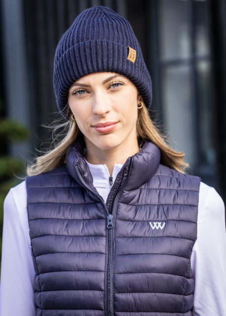 Woof Wear Woof Wear Ribbed Beanie - Navy