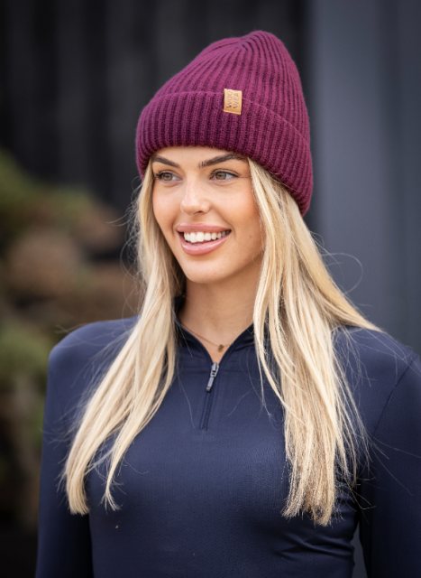 Woof Wear Woof Wear Ribbed Beanie - Plum
