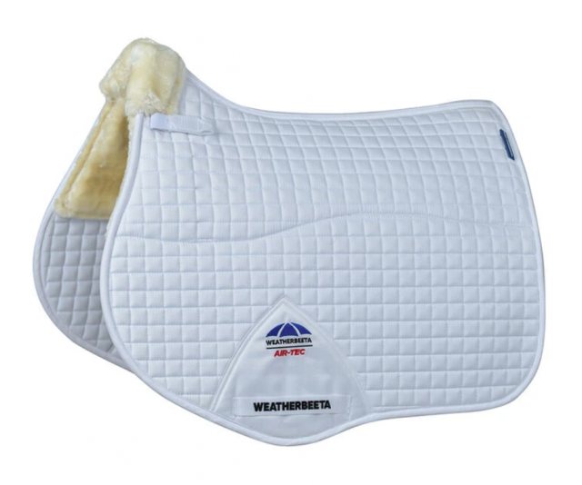 Weatherbeeta Weatherbeeta Air-Tec Comfy Fleece GP Pad - White/Natural