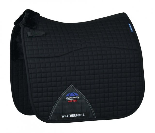 Weatherbeeta Weatherbeeta Air-Tec Comfy Fleece Dressage Pad - Black
