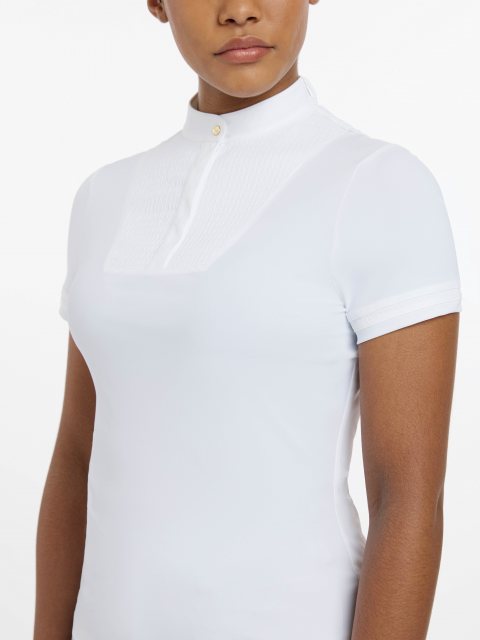 LeMieux LeMieux Sophia Short Sleeve Show Shirt - White