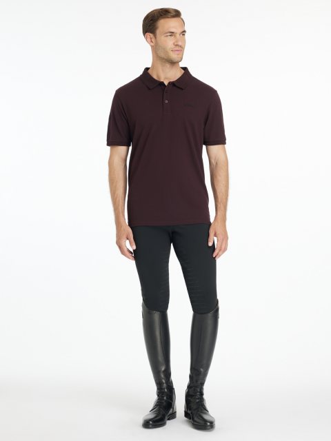 LeMieux LeMieux Men's Classique Polo Shirt - Damson