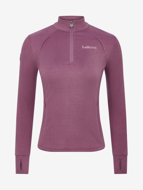 LeMieux LeMieux Frances Quarter Zip Fleece - Mallow