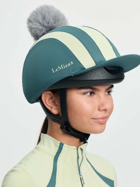 LeMieux LeMieux Tempo Pom Hat Silk - Jungle