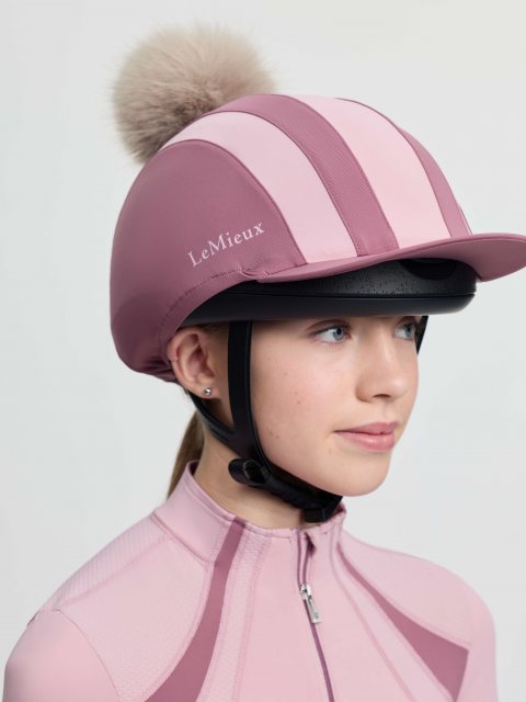 LeMieux LeMieux Tempo Pom Hat Silk - Mallow