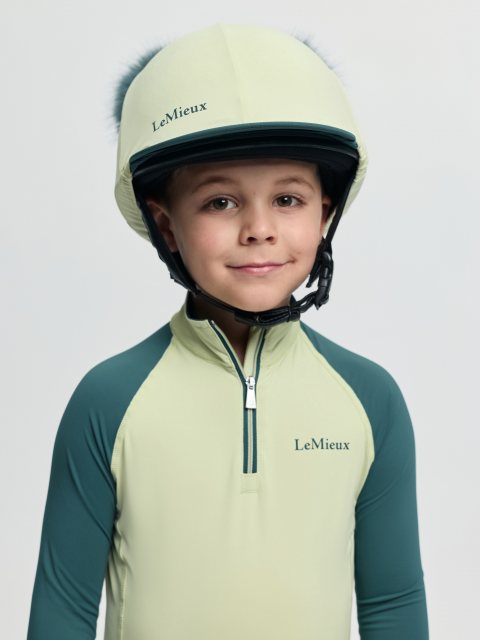 LeMieux LeMieux Mini Double Pom Hat Silk - Macaron