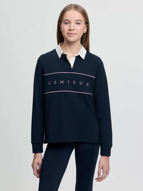 LeMieux LeMieux Young Rider Riley Rugby Shirt - Navy