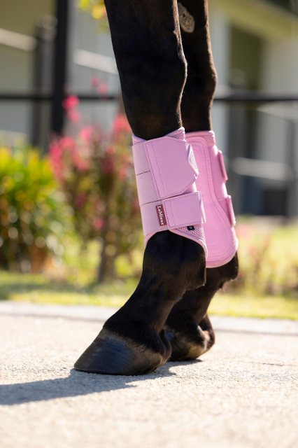 LeMieux LeMieux Arika Mesh Brushing Boots - Fondant