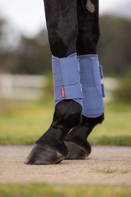 LeMieux LeMieux Arika Mesh Brushing Boots - Powder Blue
