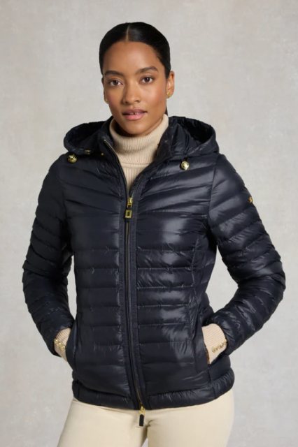 Holland Cooper Holland Cooper Lightweight Puffer Jacket - Ink Navy