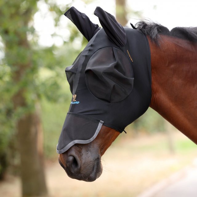 Shires Shires FlyGuard Pro Stretch Fly Mask with Nose