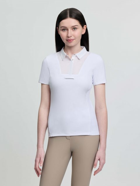 LeMieux LeMieux Junior Short Sleeve Primrose Show Shirt - White