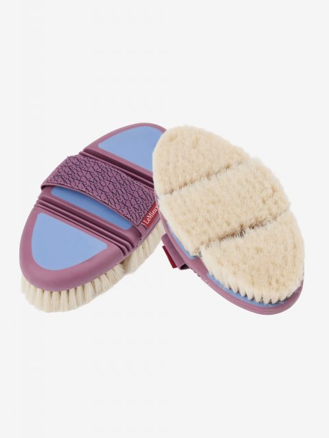 LeMieux LeMieux Flexi Goats Hair Body Brush - Powder Blue