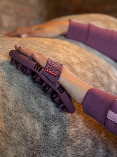 LeMieux LeMieux Flexi Massage Brush - Powder Blue