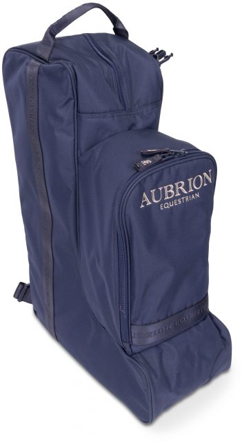 Shires Shires Aubrion Equestrian Hat, Whip & Boot Bag - Navy