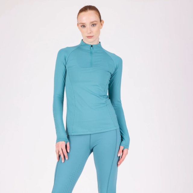 Shires Shires Aubrion React Long Sleeve Base Layer - Haze