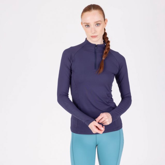 Shires Shires Aubrion React Long Sleeve Base Layer - Midnight